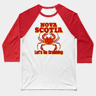 Nova Scotia, Seafood Crabs Baseball T-Shirt